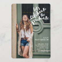 Fêtez l'invitation du Graduate Graduate Party