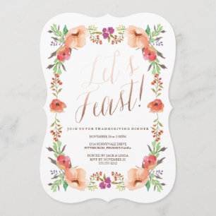 INVITATION FÊTONS L'INTENTION D'UN DÎNER D'ACCUEIL