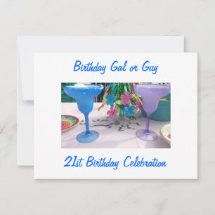 INVITATION FÊTONS L'INVITATION À LA "21E" FÊTE D'ANNIVERSAIRE