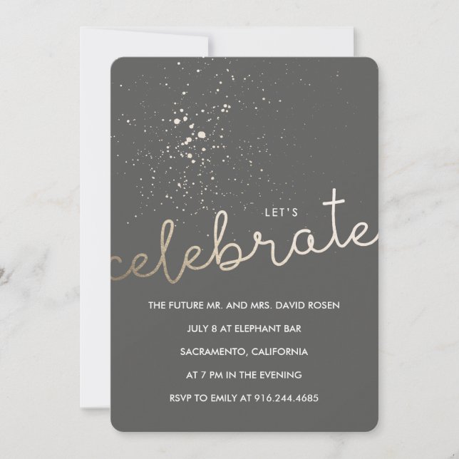 Invitation Fêtons-nous ! (Devant)