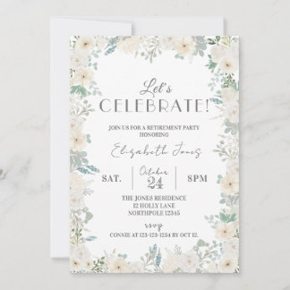 Invitation Fêtons ! Partie de retraite