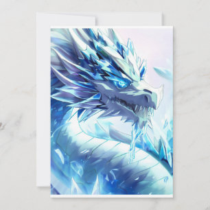 Invitation Feu et glace Dragon Ai Art
