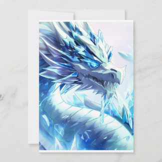Invitation Feu et glace Dragon Ai Art