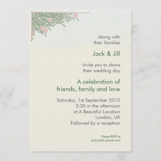 Invitation Feuillage 5x7