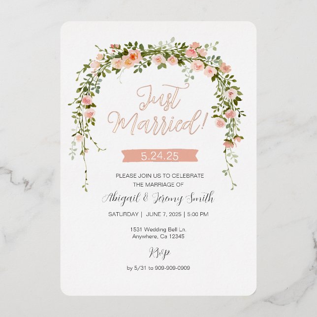 Invitation Feuille (Recto)