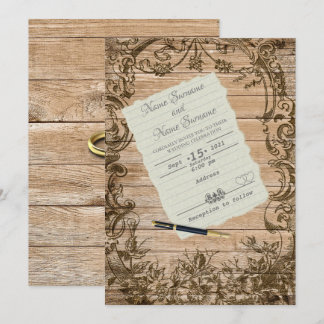 Invitation Feuille de papier