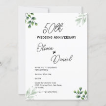 'Feuille Verte' 50e anniversaire de mariage standa