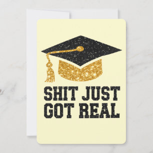 Invitation Feuille vient juste d'obtenir un vrai diplôme de f