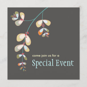 Invitation Feuilles Bijou