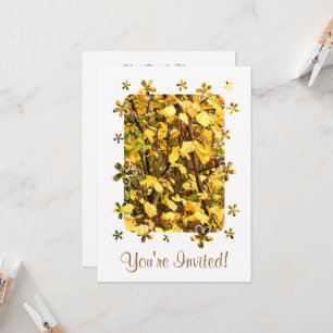 INVITATION FEUILLES D'AUTOMNE