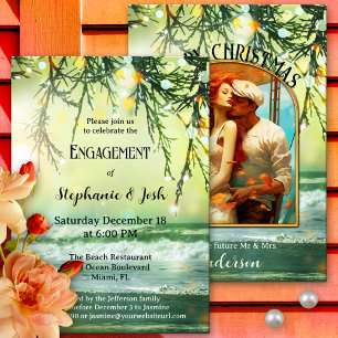 Invitation Feux éclatants Beach Photo Party