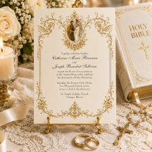 Fiançailles catholiques de Marie et Joseph Mariage