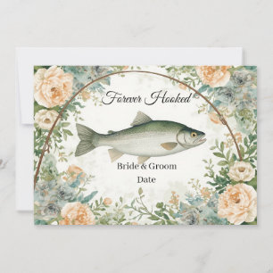 Invitation Fiançailles de pêche sauvegarde de la date