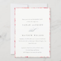 Fiançailles de typographie simple moderne Blush Pa
