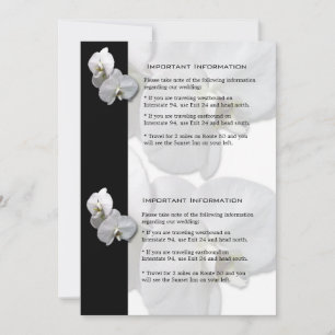 Invitation Fiche d'information sur les orchidées blanches 4