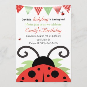 Invitation Fiche d'invitation d'anniversaire de la fille Lady