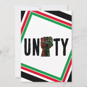 Invitation fierté noire drapeau rouge vert poing panafricain