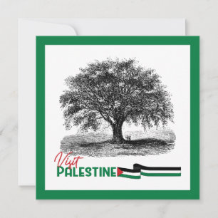 Invitation Fierté palestinienne d'olivier, visitez la Palesti