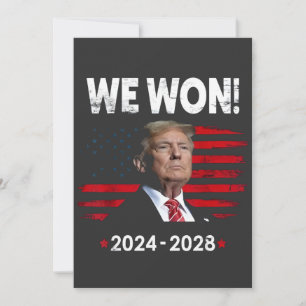 Invitation Fierux Président Maga Trump a gagné le Jour d'inau