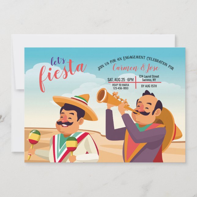 Invitation Fiesta (Devant)