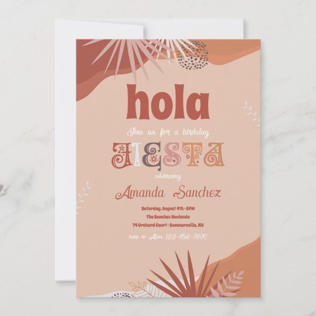 Invitation Fiesta (Devant)