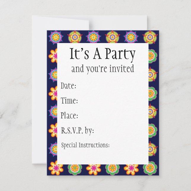 Invitation Fiesta (Devant)
