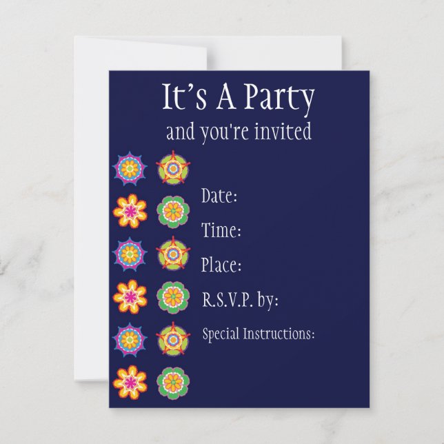 Invitation Fiesta (Devant)