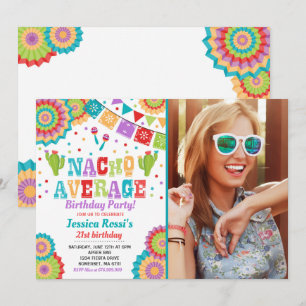 Invitation Fiesta 21e anniversaire Nacho Moyenne 2