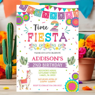Invitation Fiesta 2 Anniversaire
