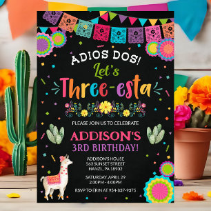 Invitation Fiesta 3e anniversaire