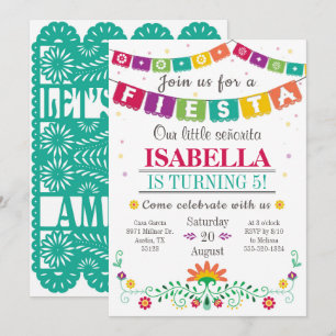 Invitation Fiesta - Invitation Anniversaire Tous â