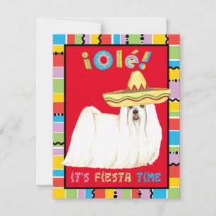 Invitation Fiesta Maltese