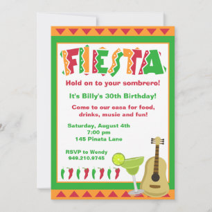 Invitation Fiesta Party