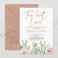 Fiesta Rose Gold Taco ''bout Love Couple Shower