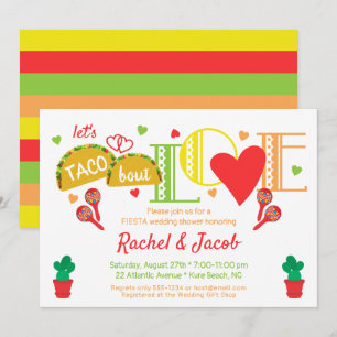 Invitation Fiesta Taco Bout Amour Nuptiale