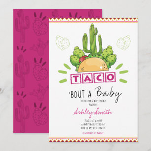 Invitation Fiesta Taco 'Bout Baby Rose