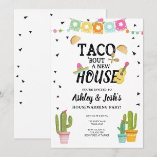 Invitation Fiesta Taco Bout Une Nouvelle Maison Fête du récha