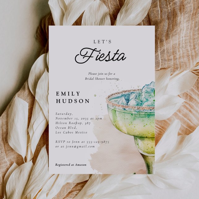 Invitation Fiesta Tequila Bridal Shower (Créateur téléchargé)