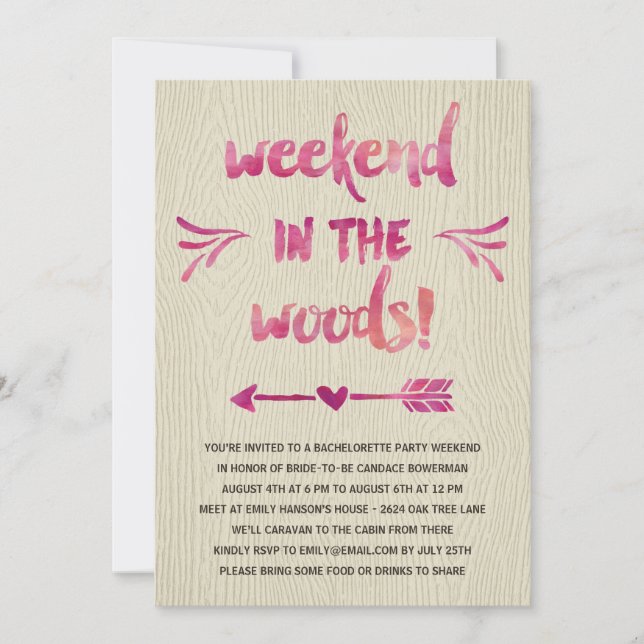 Invitation Fièvre Cabine| Russe Bachelorette Party (Devant)