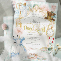 Fille 1er anniversaire Alice's Onederland Tea part
