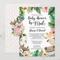 Fille Baby shower par courrier | Amis Masqués Safa