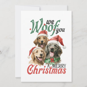 Invitation Fille cadeau de Noël Joyeux Noël