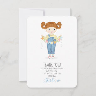 Invitation Fille d'anniversaire dans les couloirs rouges