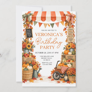 Invitation Fille du Marché des Producteurs d'Automne Annivers