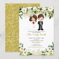 Fille et garçon frère Première communion florale b