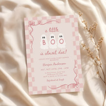 Fille Little Boo Halloween Bébé Fantôme Shower