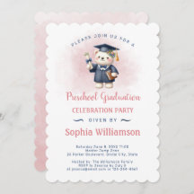 Fille maternelle Diplôme Ours en peluche