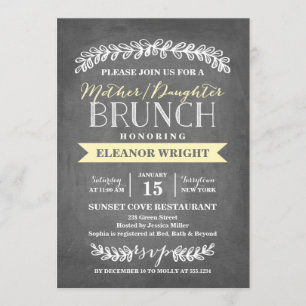 Invitation Fille-mère de Laurel Brunch