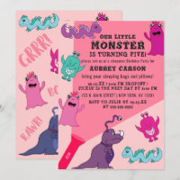 Fille mignonne Monster lampe de poche Slepover Ann