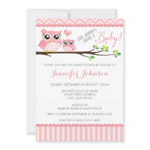 Fille rose de l'invitation | Chevron | de baby